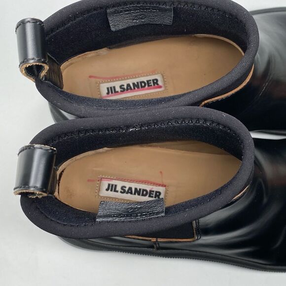 Jil Sander Men’s Leather Ankle Boots size 43/us size 10 - Picture 9 of 11